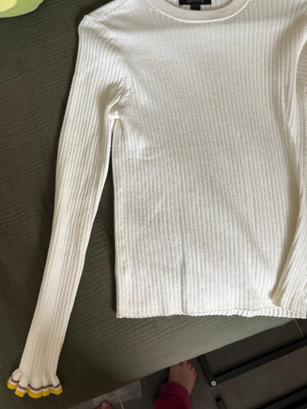 White Ann Taylor Sweater Top